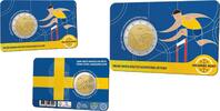 Speciale 2 euromunten 2 Euro 2 Euro Finland 2025 '100 jr. Finland/Zweden Atletiek' in coincard Fins/Engels -