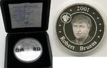  2001  Nederland 2001 Penning  Muntmeester Robert Bruens Zilver incl dsje & certificaat 