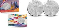 Nederland 5 Euro Nederland 2024 '750 jaar Amsterdam' Vijfje in coincard. -