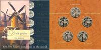  1998 Penningen 5 x &frac12; Euro 1998 5 grootste Molens  19,95 EUR  + 15,50 EUR frais d'envoi