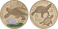 Slowakije 5 Euro 2026 Slowakije 2026 5 Euro 'de Schildpad' st 9,95 EUR  + 15,50 EUR frais d'envoi