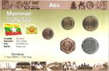 Myanmar Myanmar 5 Pya t/m 1 Kyat jaartal mix -