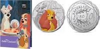 Frankrijk 10 euro Frankrijk 2025 10 Euro 'Disney - Lady en de Vagebond' in blister -