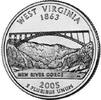 Verenigde Staten 2005 P U.S.A. &frac14; Dollar 'West Virginia' unz 2,00 EUR  + 15,50 EUR frais d'envoi