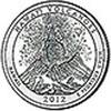 Verenigde Staten 2012 D U.S.A. &frac14; Dollar 'Hawa&iuml; Volcanoes' unz 1,75 EUR  + 15,50 EUR frais d'envoi