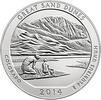 Verenigde Staten 2014 S U.S.A. &frac14; Dollar 'Great Sand Dunes' unz 1,50 EUR  + 15,50 EUR frais d'envoi