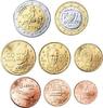 Griekenland Serie2014 met de normale 2 euromunt -