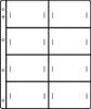 Bladen voor munten in coincard 5 stuks GM 8 -