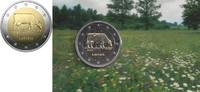 Letland 2 Euro2016 Koe in coincard -