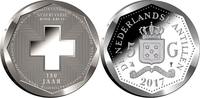 Nederlandse Antillen Nederlandse Antillen 2017 5 Gulden 'Rode Kruis' Zilver -