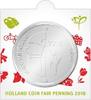 Nederland 2018 Holland coin Fair Penning Tulpen in munthouder. -