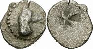 Makedonien Hemiobol Mende Makedonien Hemiobol 520-480 B.C. Eselskopf Quadratum Incusum SNG Cop. 202 -