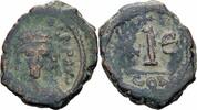 Byzanz Decanummium Byzanz Mauricius Tiberius Decanummium 10 Nummi Constantinopolis Stern Sear 499 E -