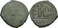 Follis 599/600 Byzanz Byzanz Mauricius Tiberius Follis Antiochia Theoupolis 599/600 Konsul Sear 533 Г Schön / sehr schön