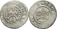 Polen 1/2 Groschen Polen Sigismund I. 1/2 Krongroschen 1509 Krakau Adler Krone Cracow Kopicki 410 -