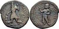 Kushan Reich Didrachme Kanishka I Kushan Reich Æ Didrachme König Diadem Altar Helios Tamgha Göbl MK 766 -