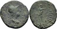 Moesien Bronze Istros Moesien Pseudo-Autonome Provinz Bronze Athena Dionysos Thyrsos AMNG 483 -