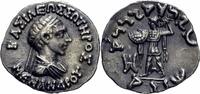 Baktrien Drachme Baktrien Menander I Soter Drachme Diadem Athena Gorgoneion Indo-Griechen HGC 191 -
