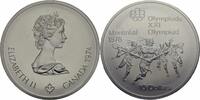 Kanada 10 Dollar Kanada 10 Dollars 1974 Silber XXI Olympiade 1976 Montréal Lacrosse Canada KM# 96 -