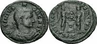 Römisches Kaiserreich Follis Licinius II Follis Siscia 319 VICTORIAE LAETAE PRINC PERP VOT/PR Altar RIC 70 r⁵ -