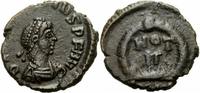 Römisches Kaiserreich Nummus Arcadius 383-408 A.D. Æ 1/2 Centenionalis VOT V Wreath Roman Coin Eastern Empire -